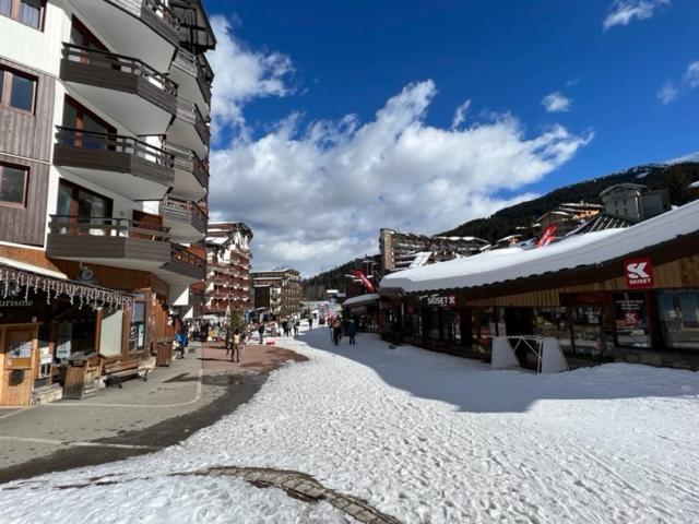 Appartement La Tania 2 Pieces Garage Dans Chalet Pied Pistes Buitenkant foto