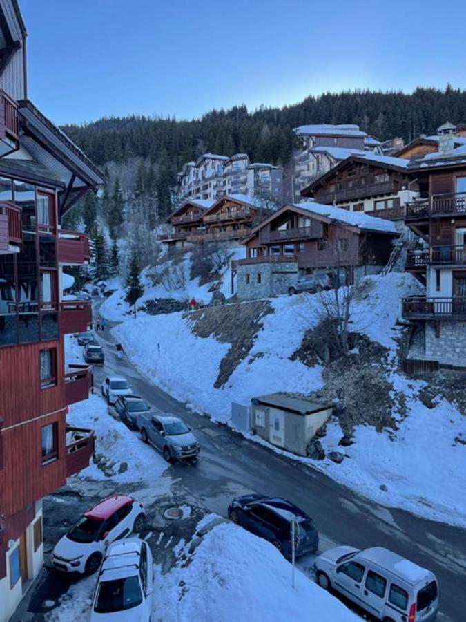 Appartement La Tania 2 Pieces Garage Dans Chalet Pied Pistes Buitenkant foto